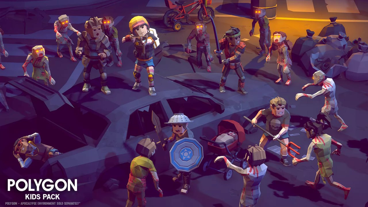 POLYGON Kids - Low Poly 3D Art by Synty📱 - изображение 3